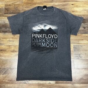 Vintage Y2K Pink Floyd Darkside of the Moon Band Tee Shirt Men's S Rockware 2005